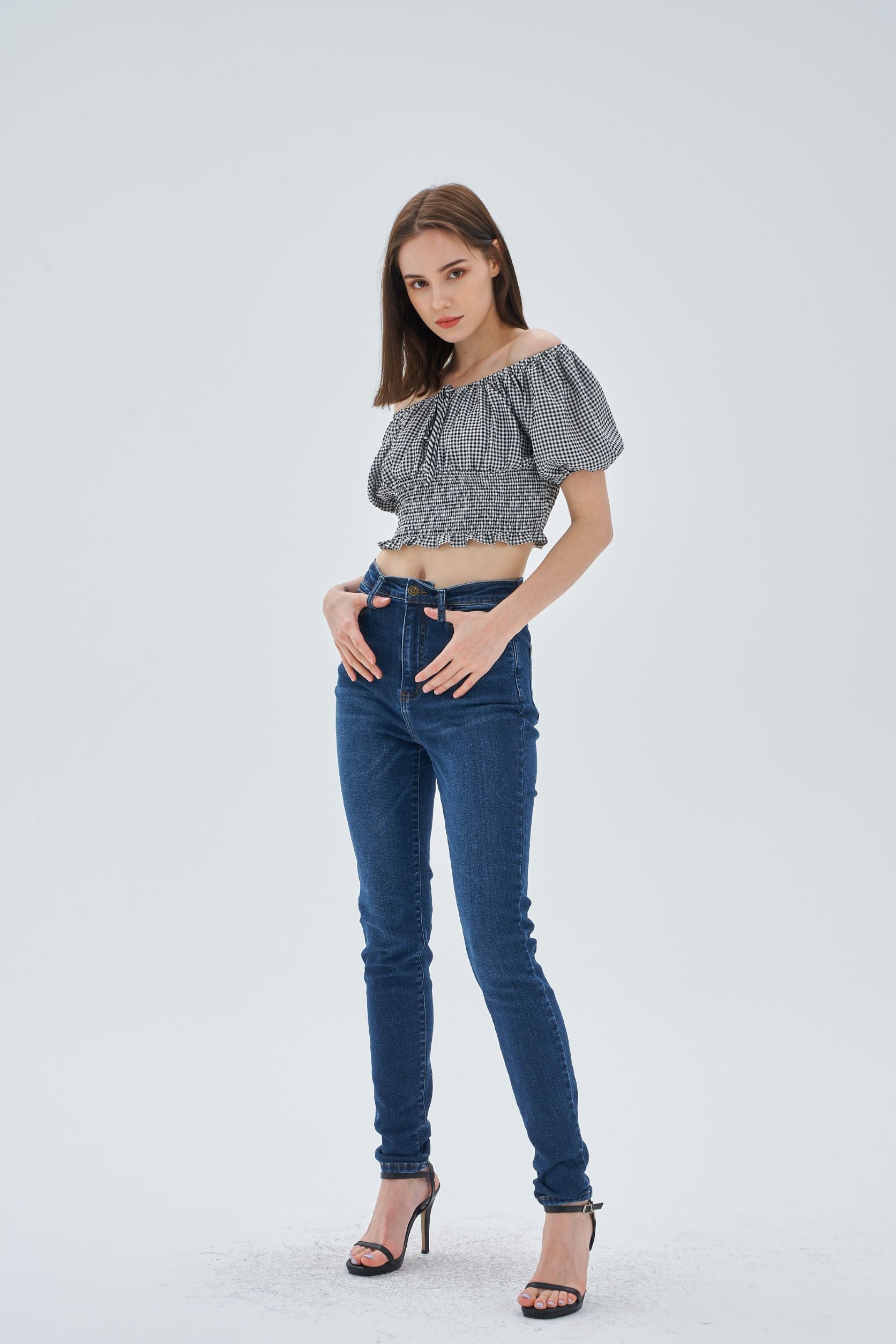 HIGH WAIST SKINNY JEANS - Image 5
