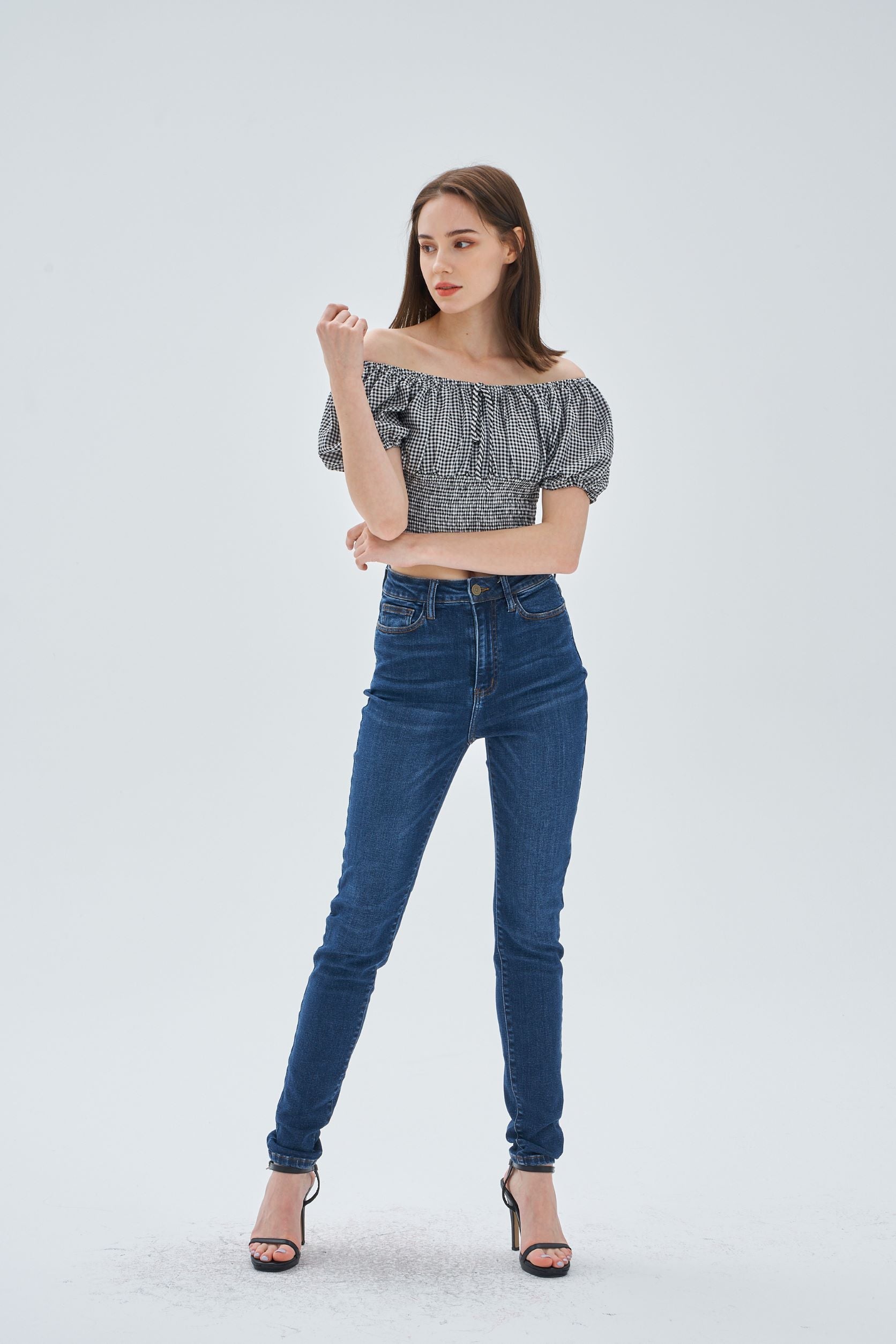 HIGH WAIST SKINNY JEANS