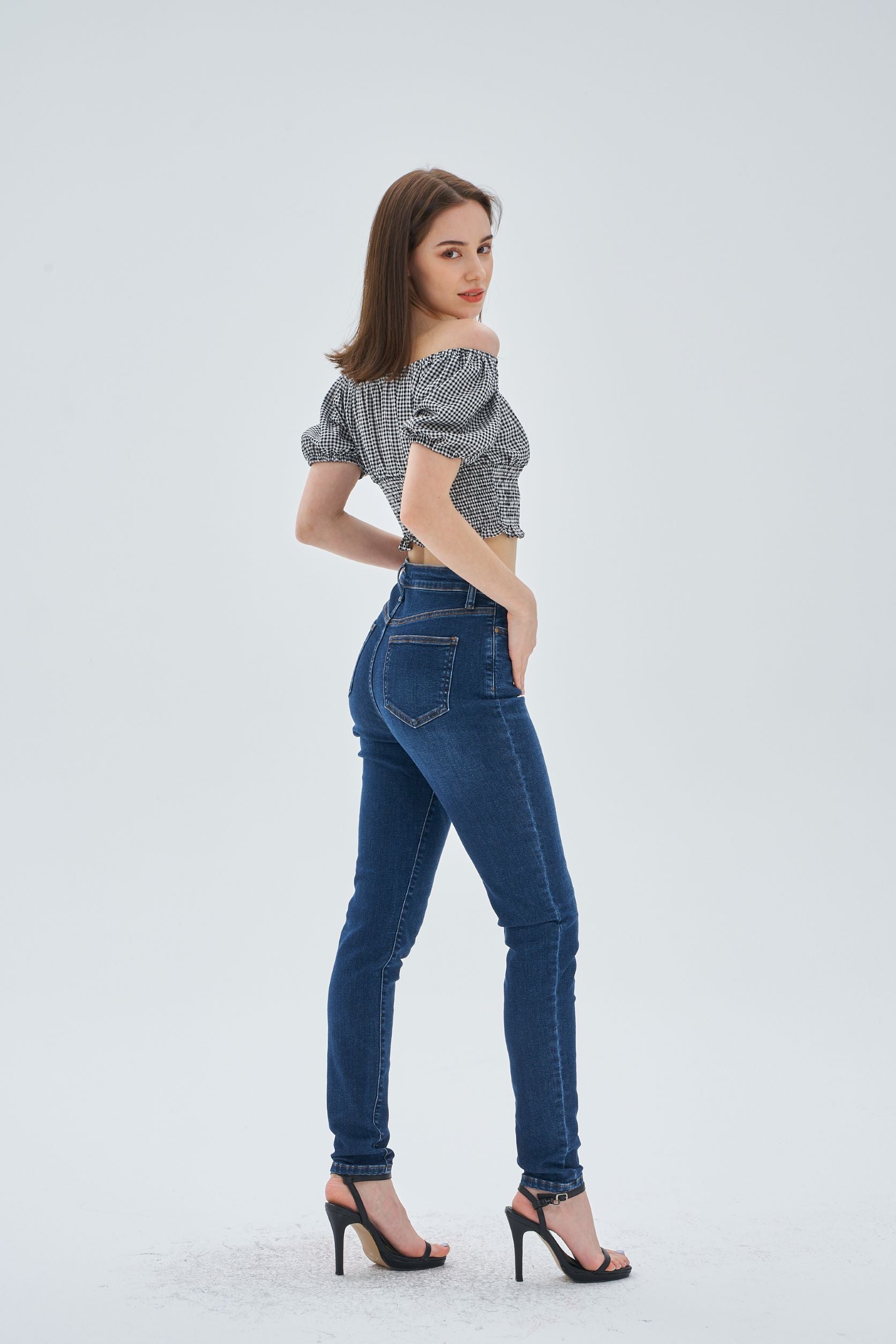 HIGH WAIST SKINNY JEANS - Image 2
