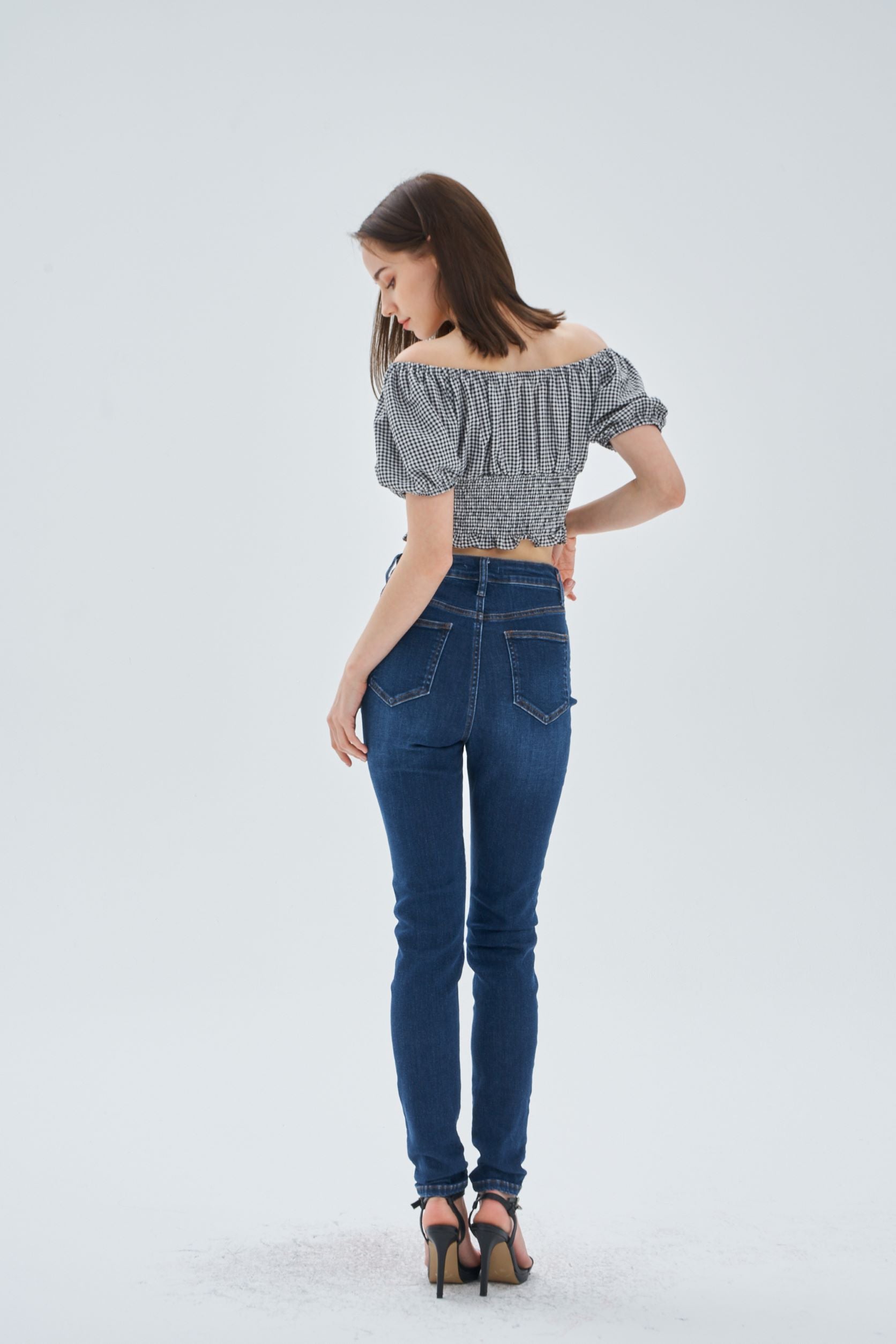 HIGH WAIST SKINNY JEANS - Image 4
