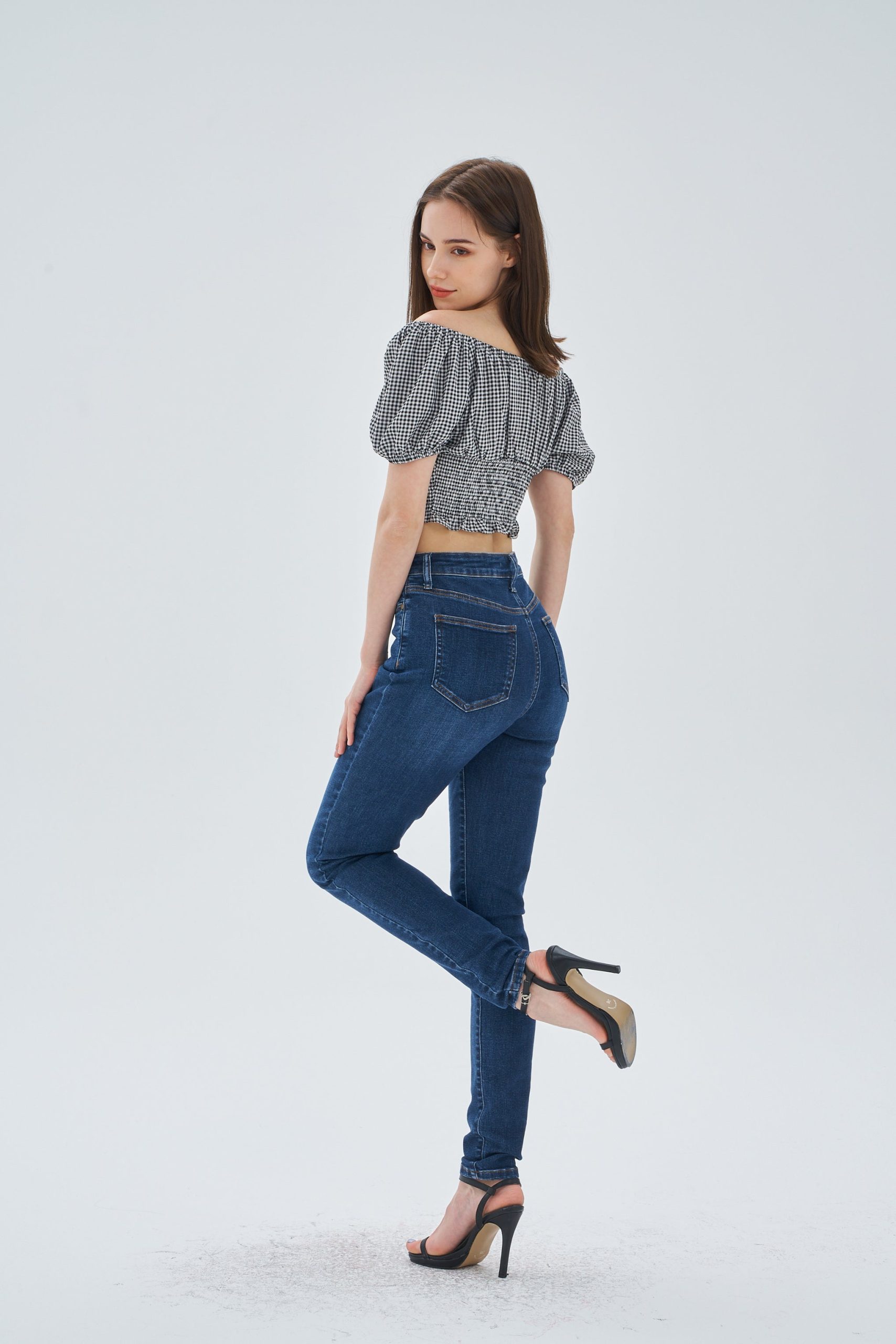 HIGH WAIST SKINNY JEANS - Image 3