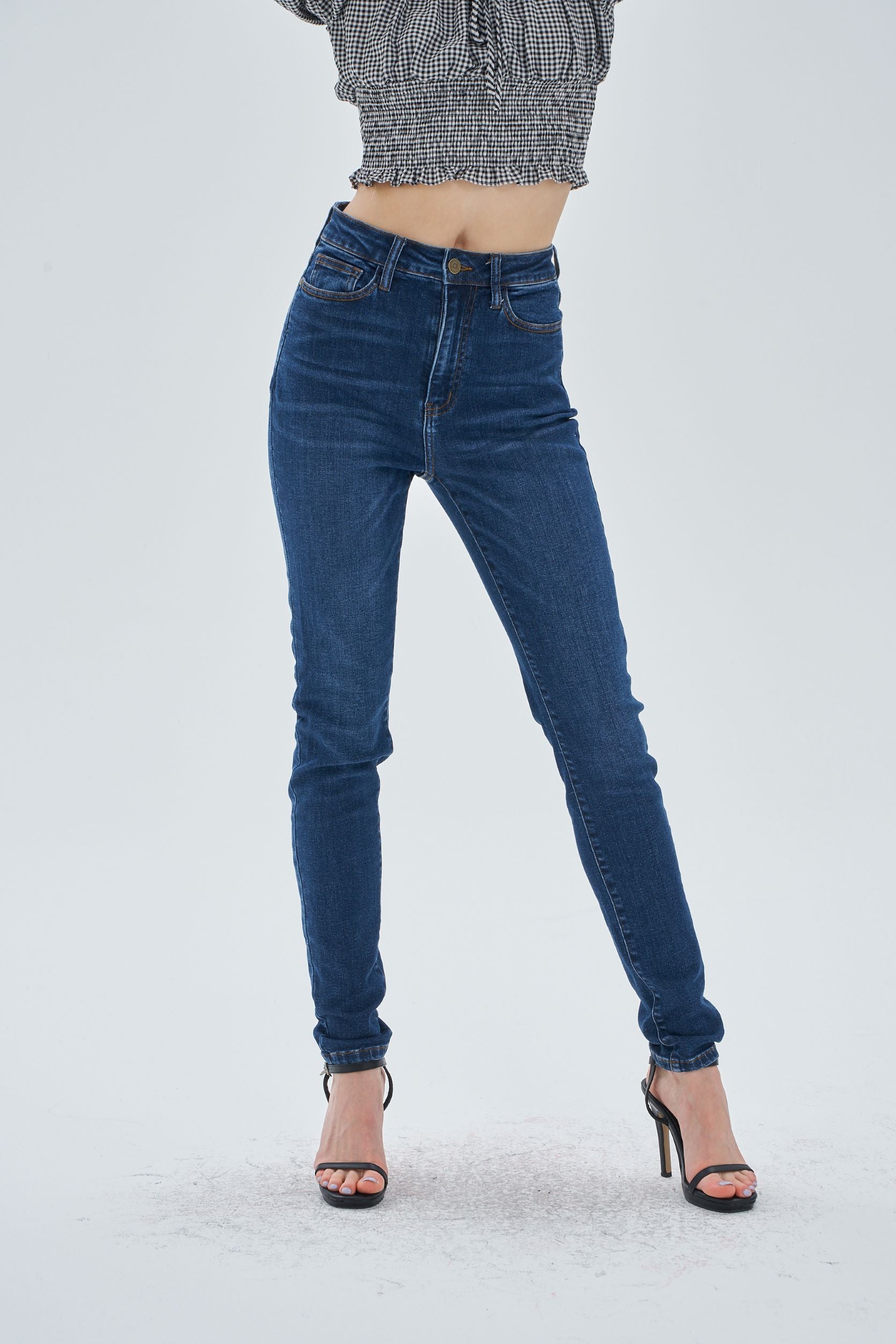 HIGH WAIST SKINNY JEANS - Image 6