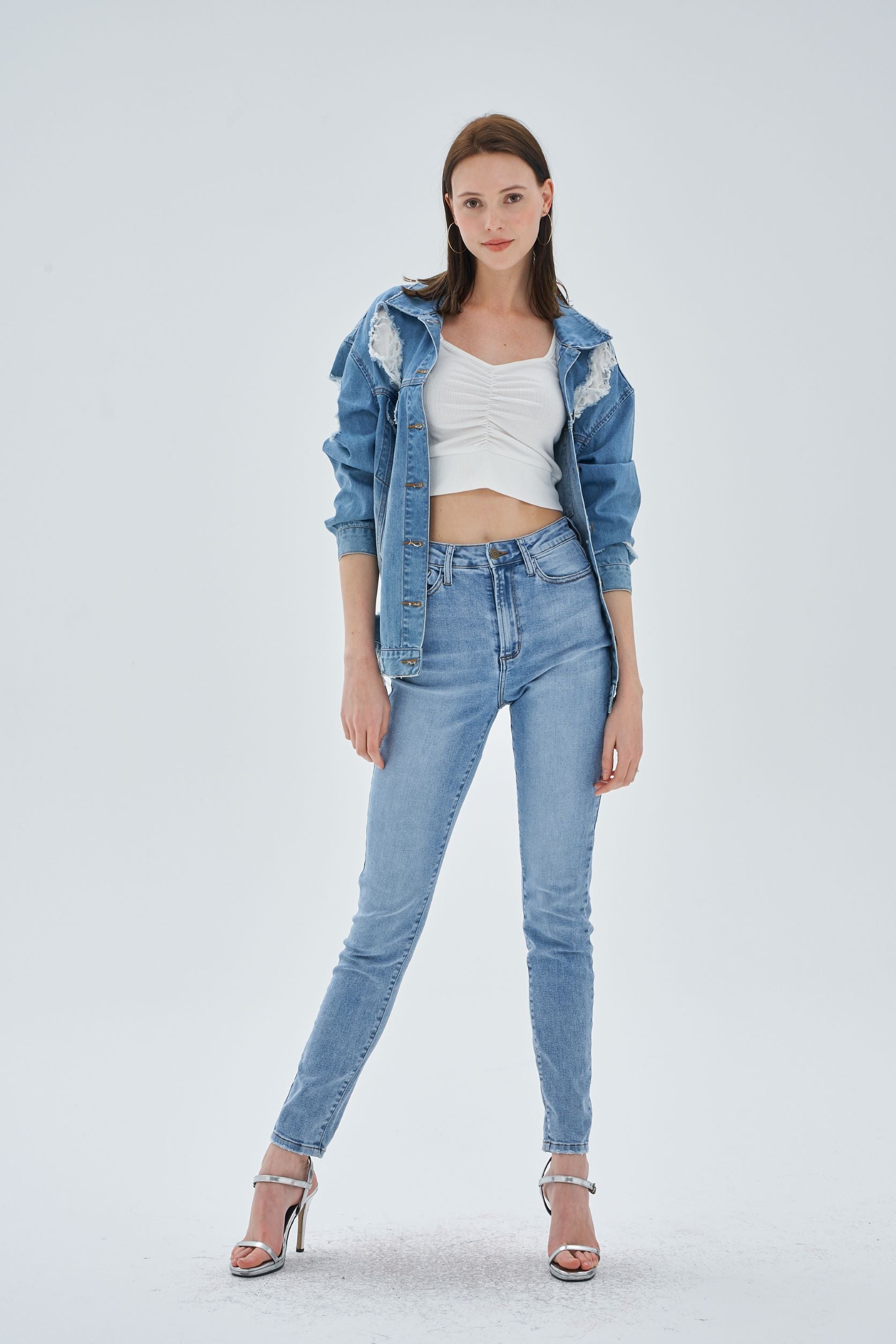 HIGH WAIST SKINNY JEANS