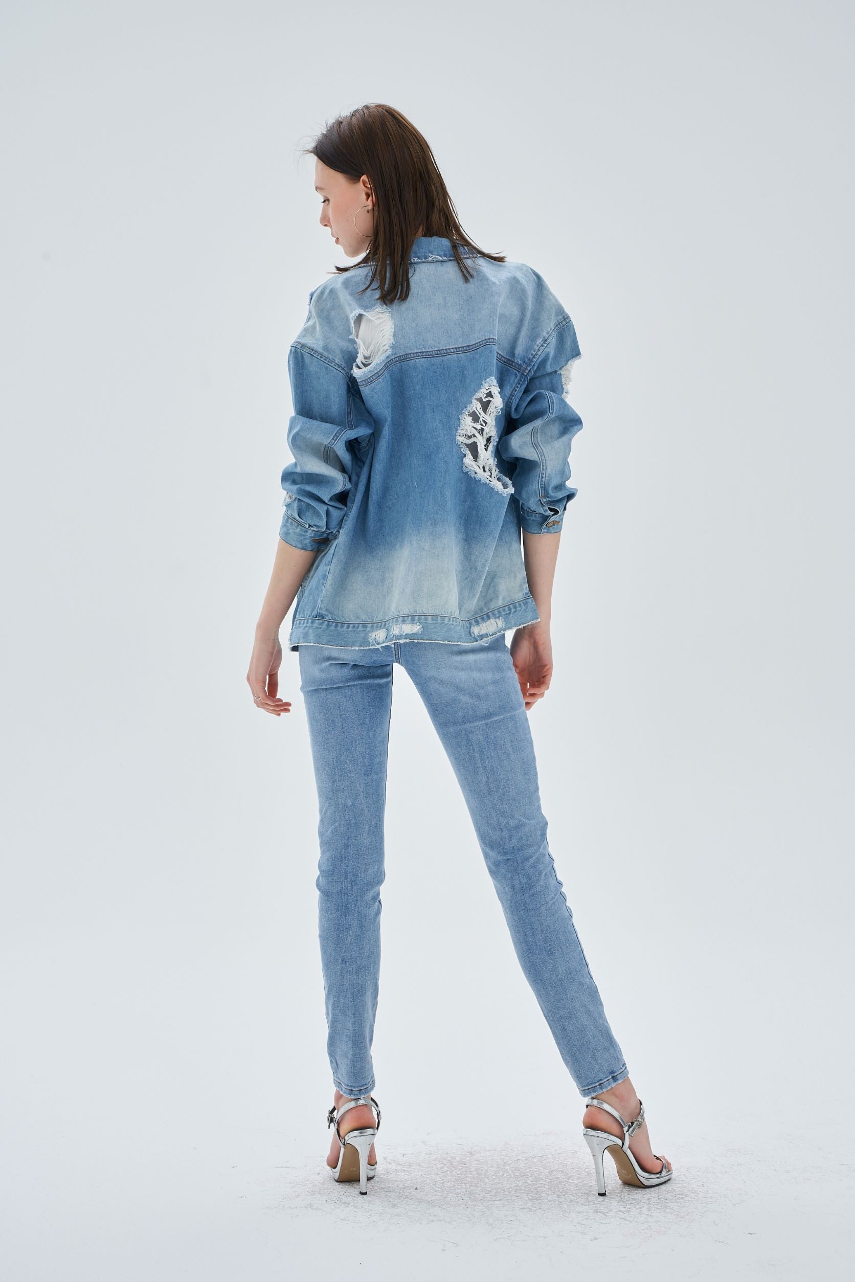 HIGH WAIST SKINNY JEANS - Image 4