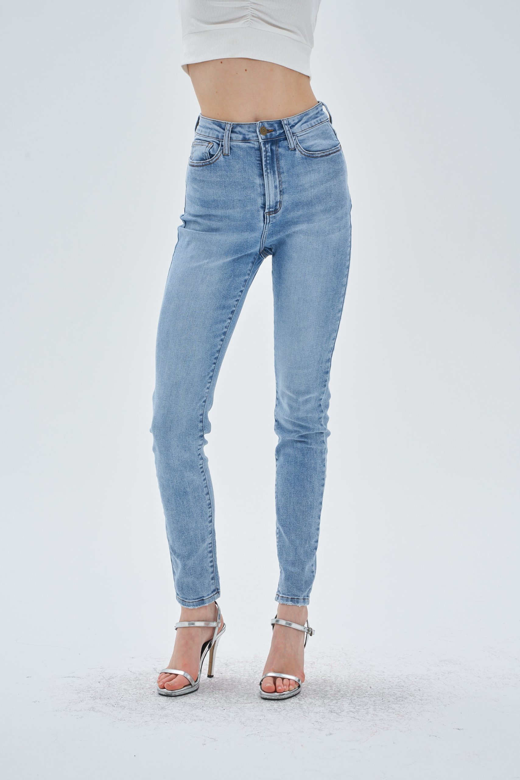 HIGH WAIST SKINNY JEANS - Image 6