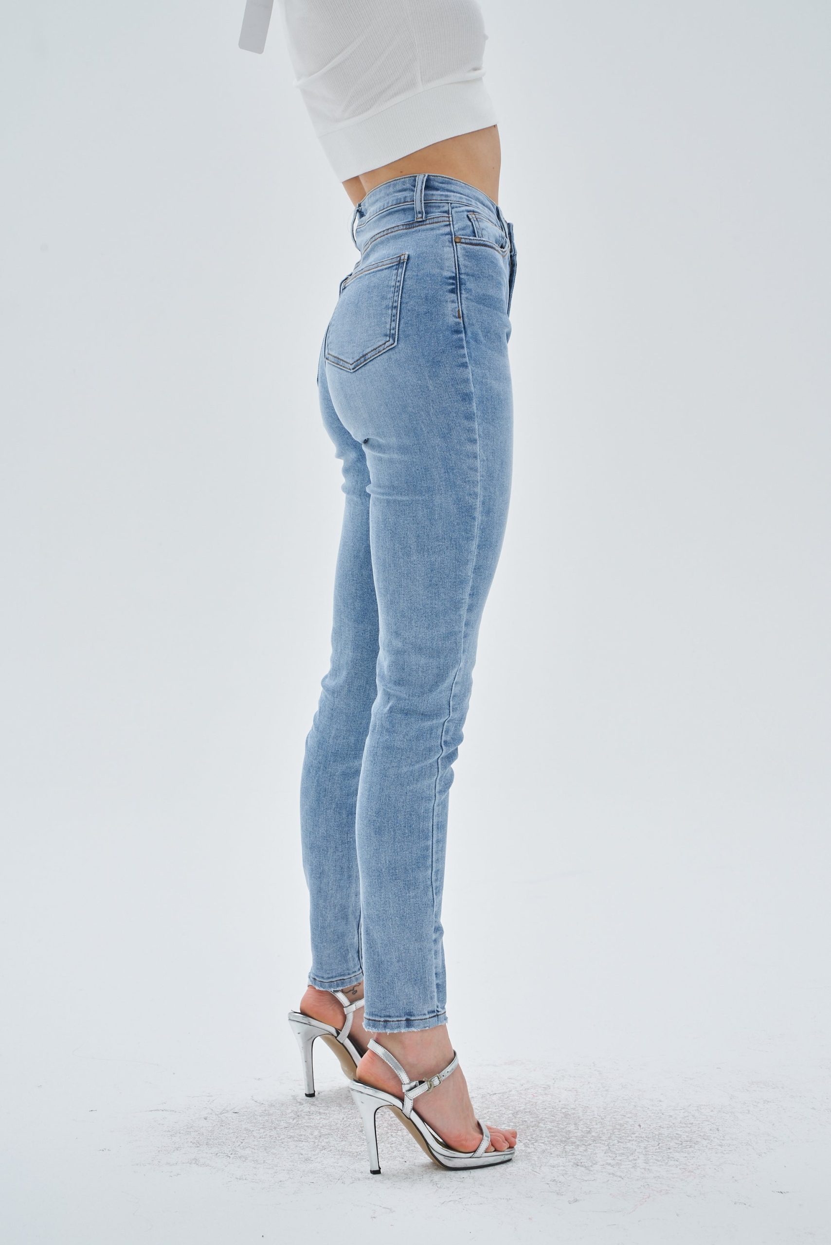 HIGH WAIST SKINNY JEANS - Image 7