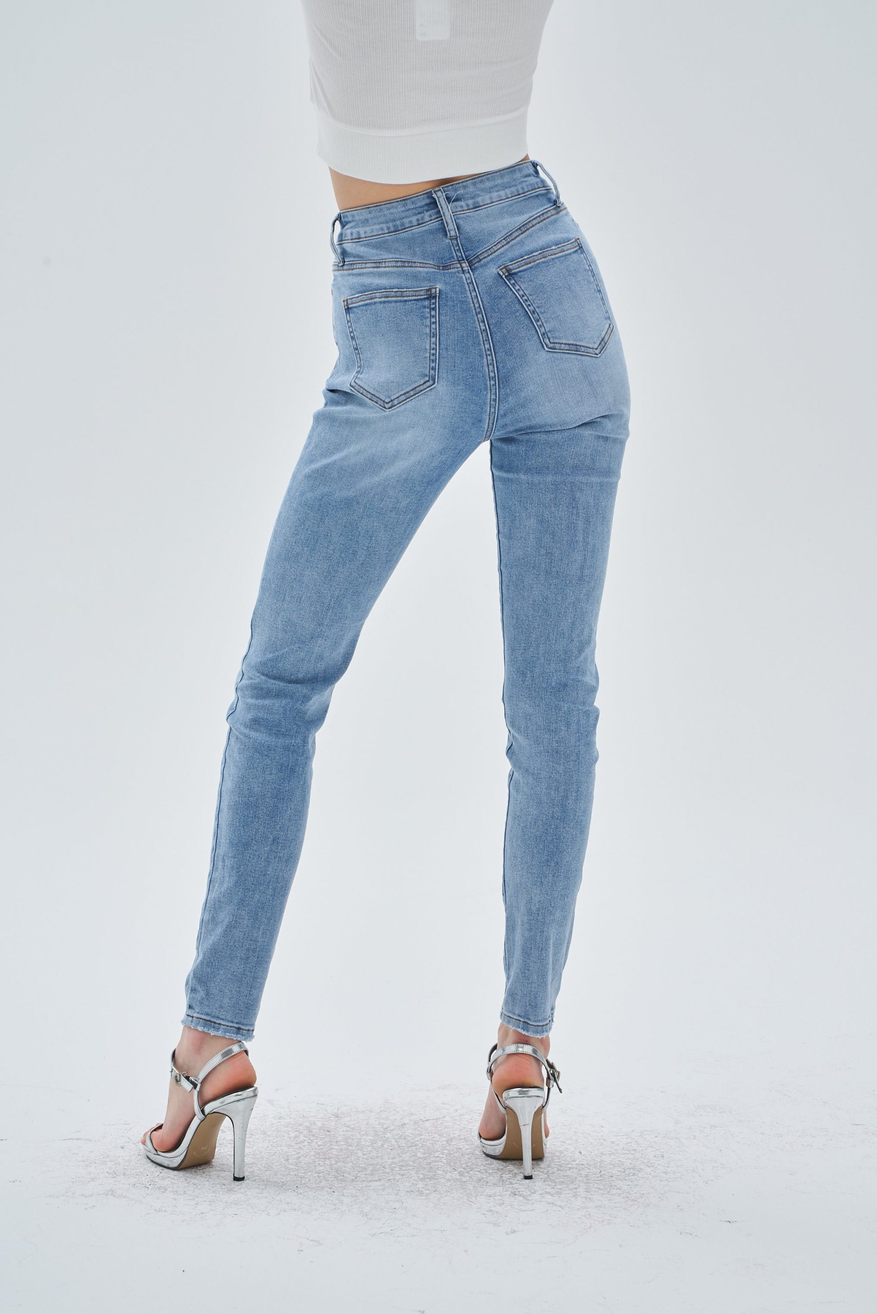 HIGH WAIST SKINNY JEANS - Image 8