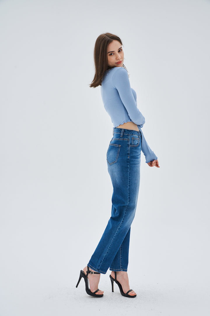 STRAIGHT LEG JEANS - Image 2