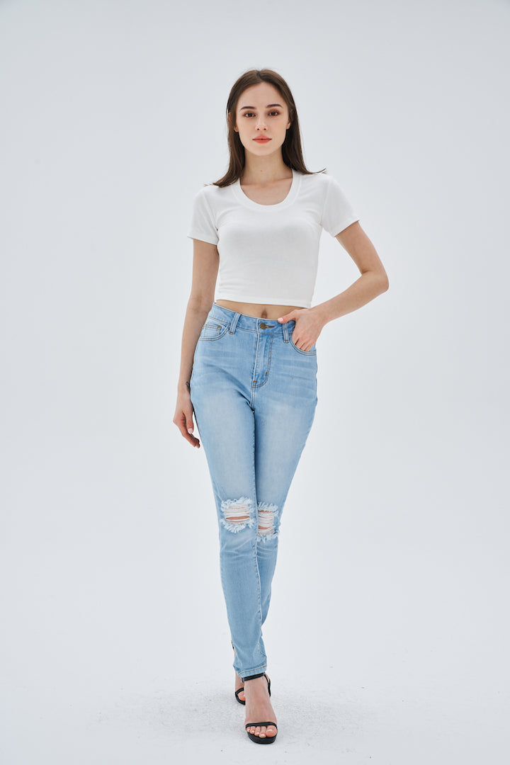 RIPPED SKINNY JEANS - Image 5