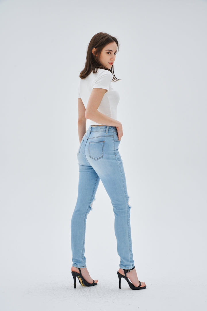 RIPPED SKINNY JEANS - Image 2