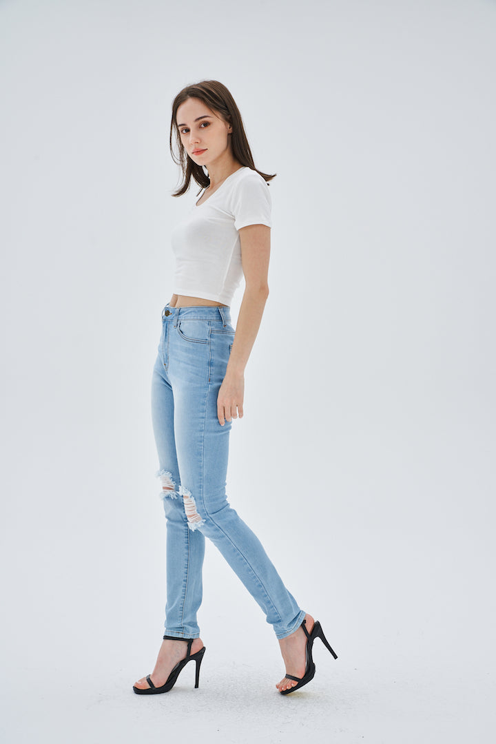 RIPPED SKINNY JEANS - Image 3