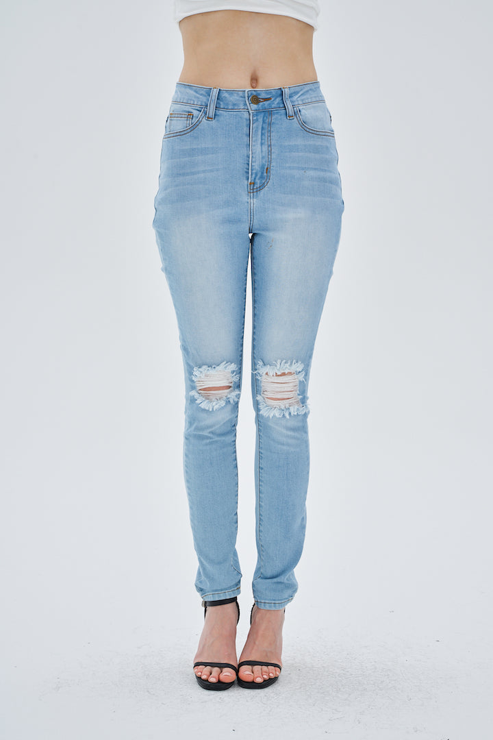 RIPPED SKINNY JEANS - Image 6