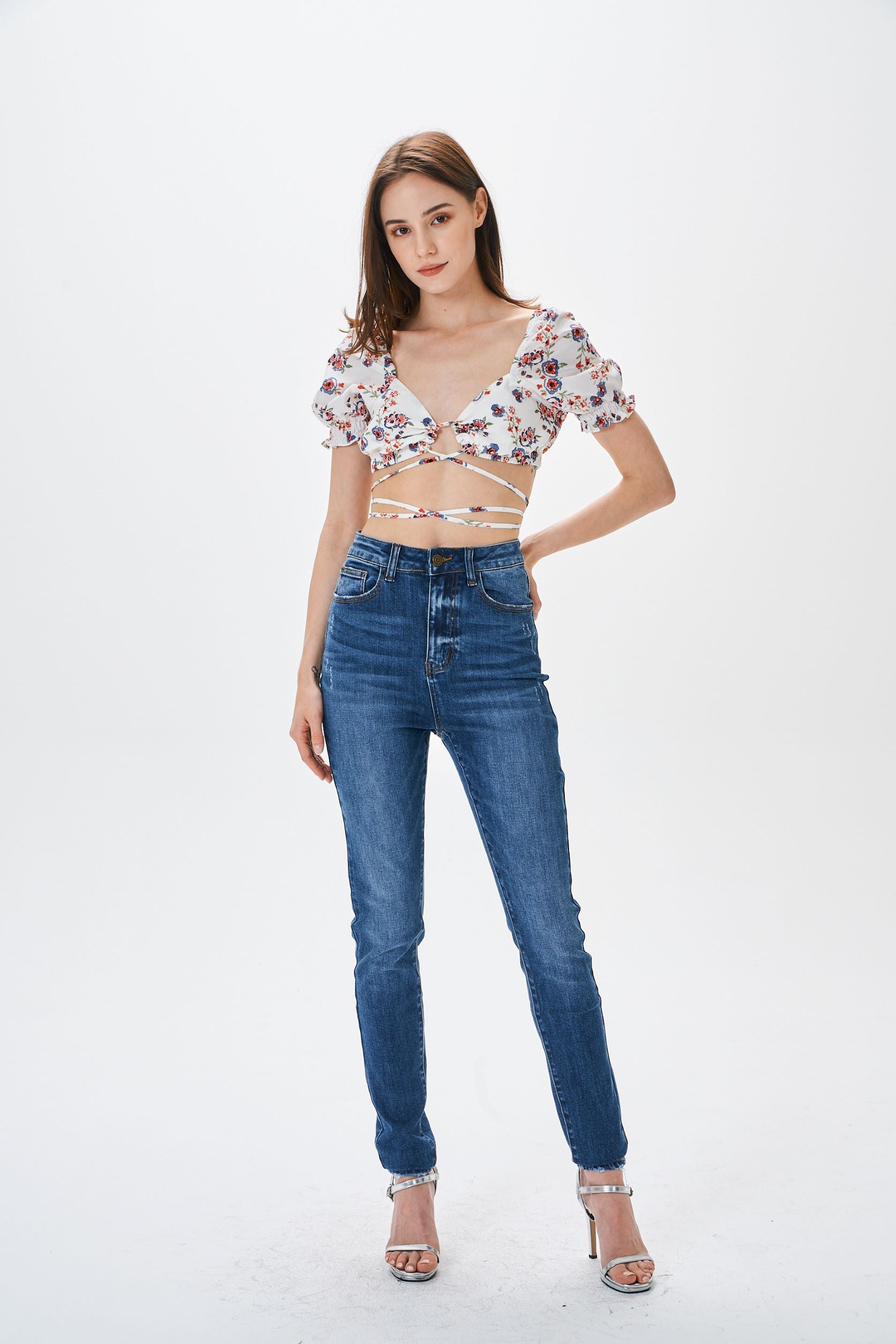 HIGH WAIST SKINNY JEANS