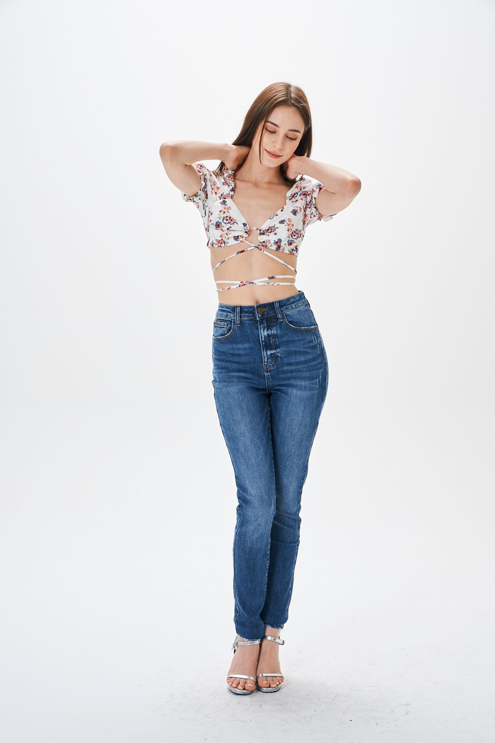 HIGH WAIST SKINNY JEANS - Image 5