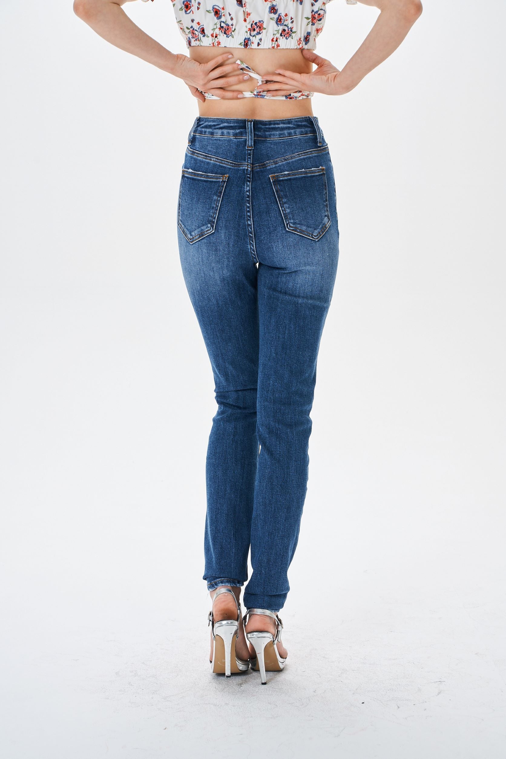 HIGH WAIST SKINNY JEANS - Image 8
