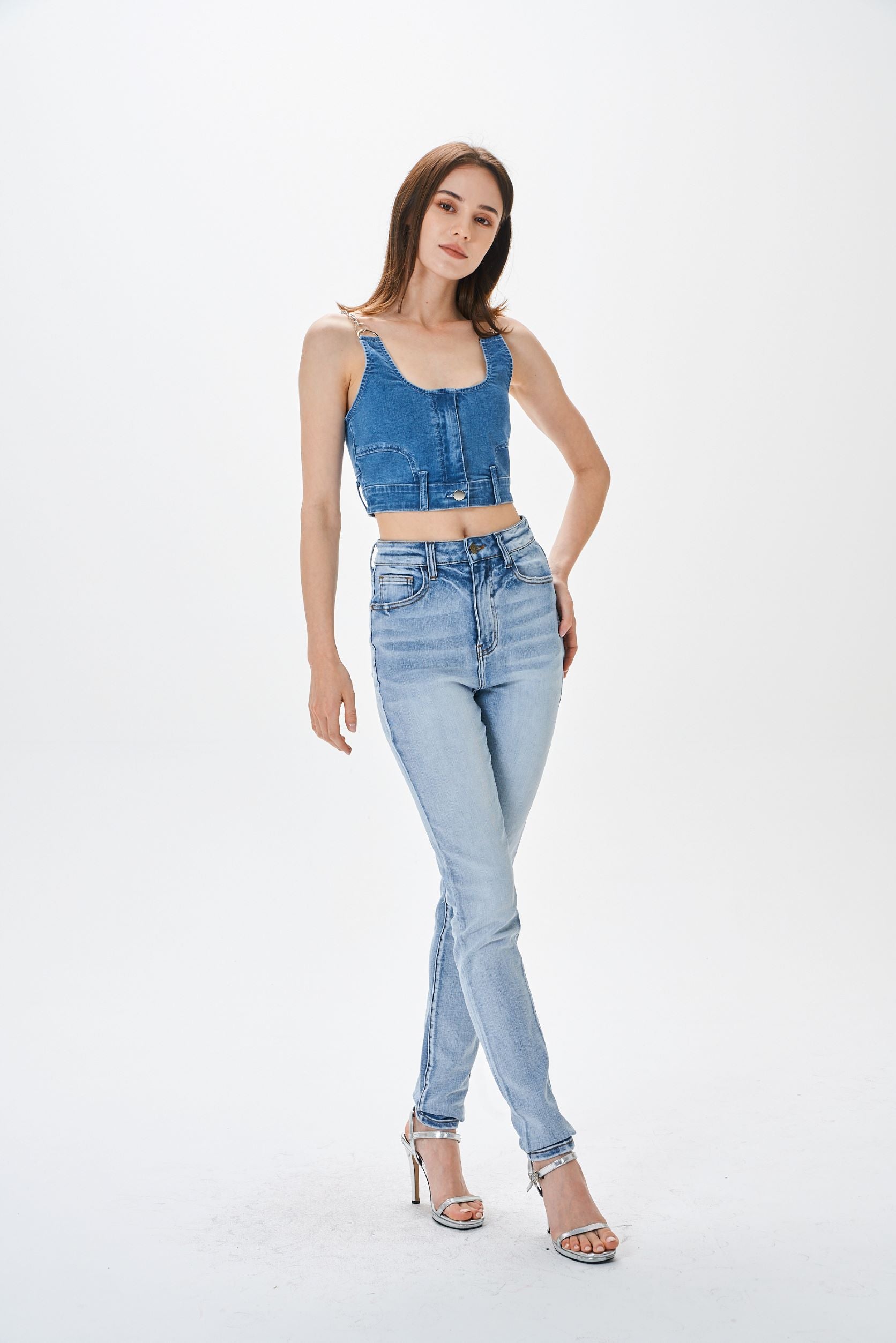HIGH WAIST SKINNY JEANS - Image 5