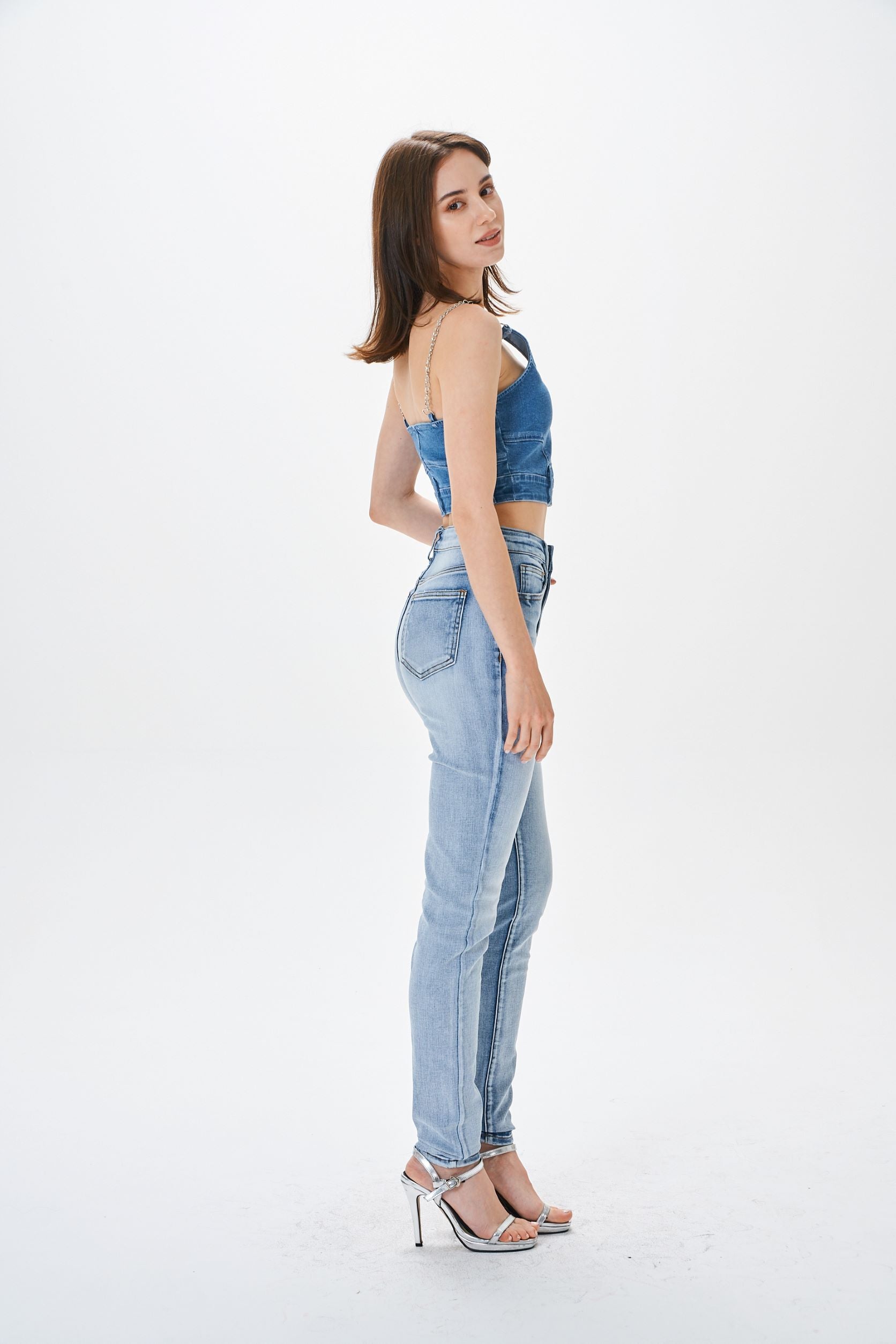 HIGH WAIST SKINNY JEANS - Image 2