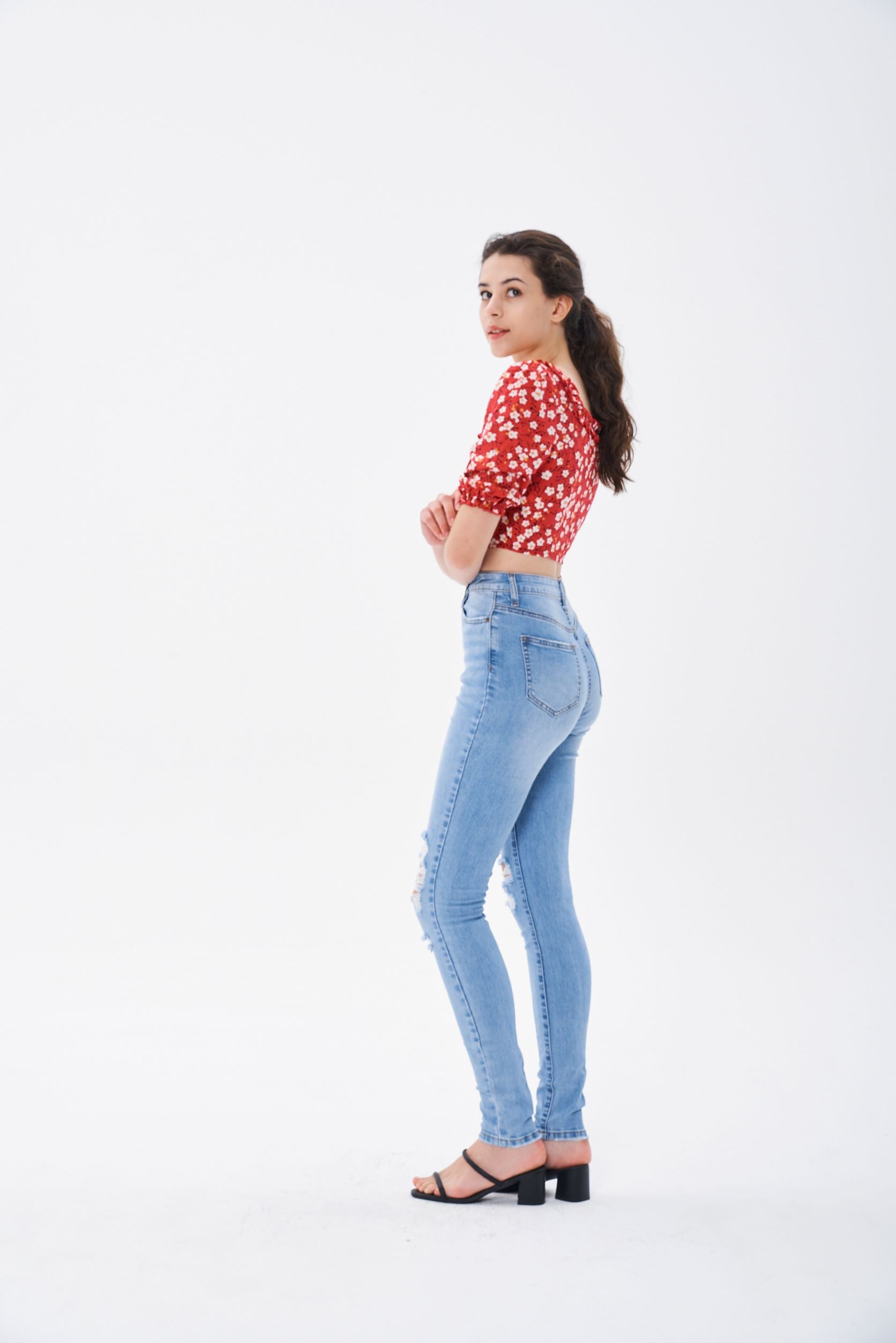 RIPPED SKINNY JEANS - Image 3