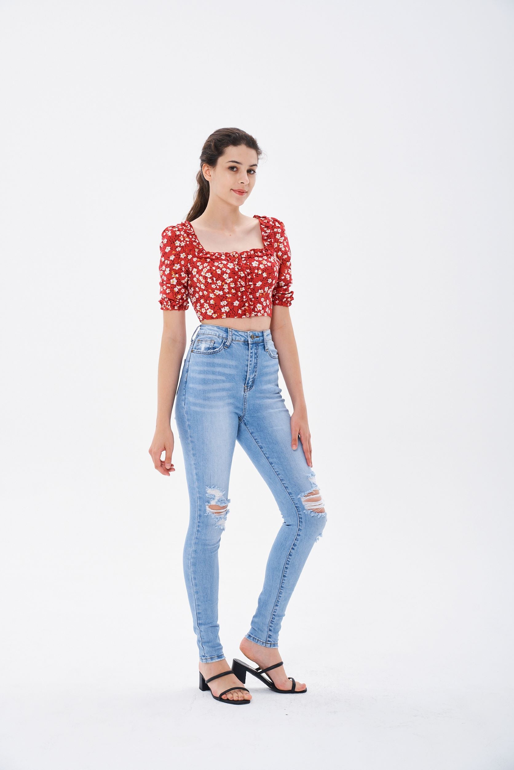 RIPPED SKINNY JEANS - Image 2