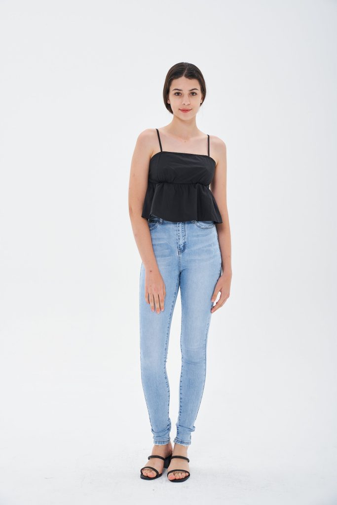 HIGH RISE SKINNY JEANS