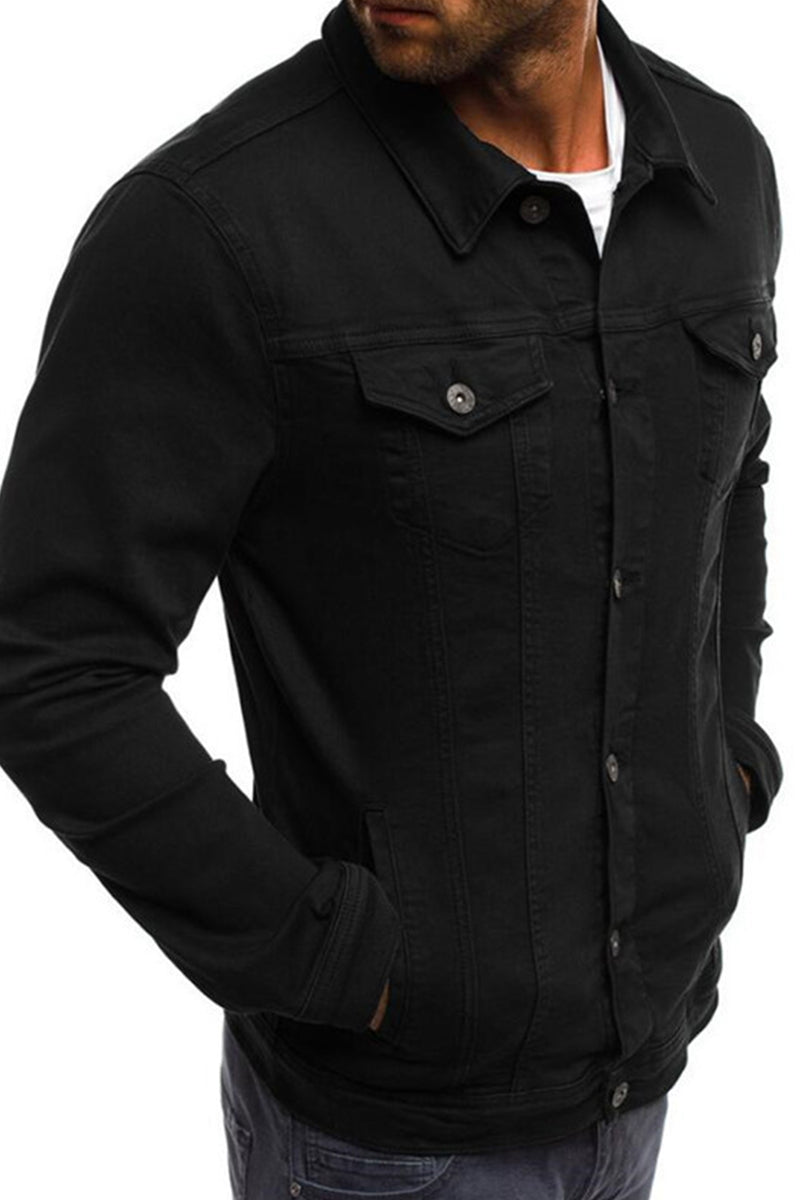 Casual Denim Workwear Jacket - Image 12