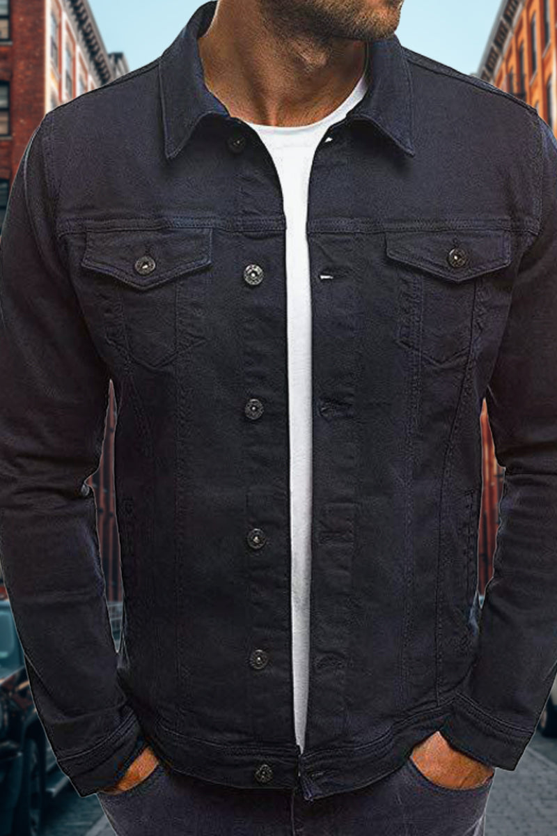 Casual Denim Workwear Jacket - Image 8