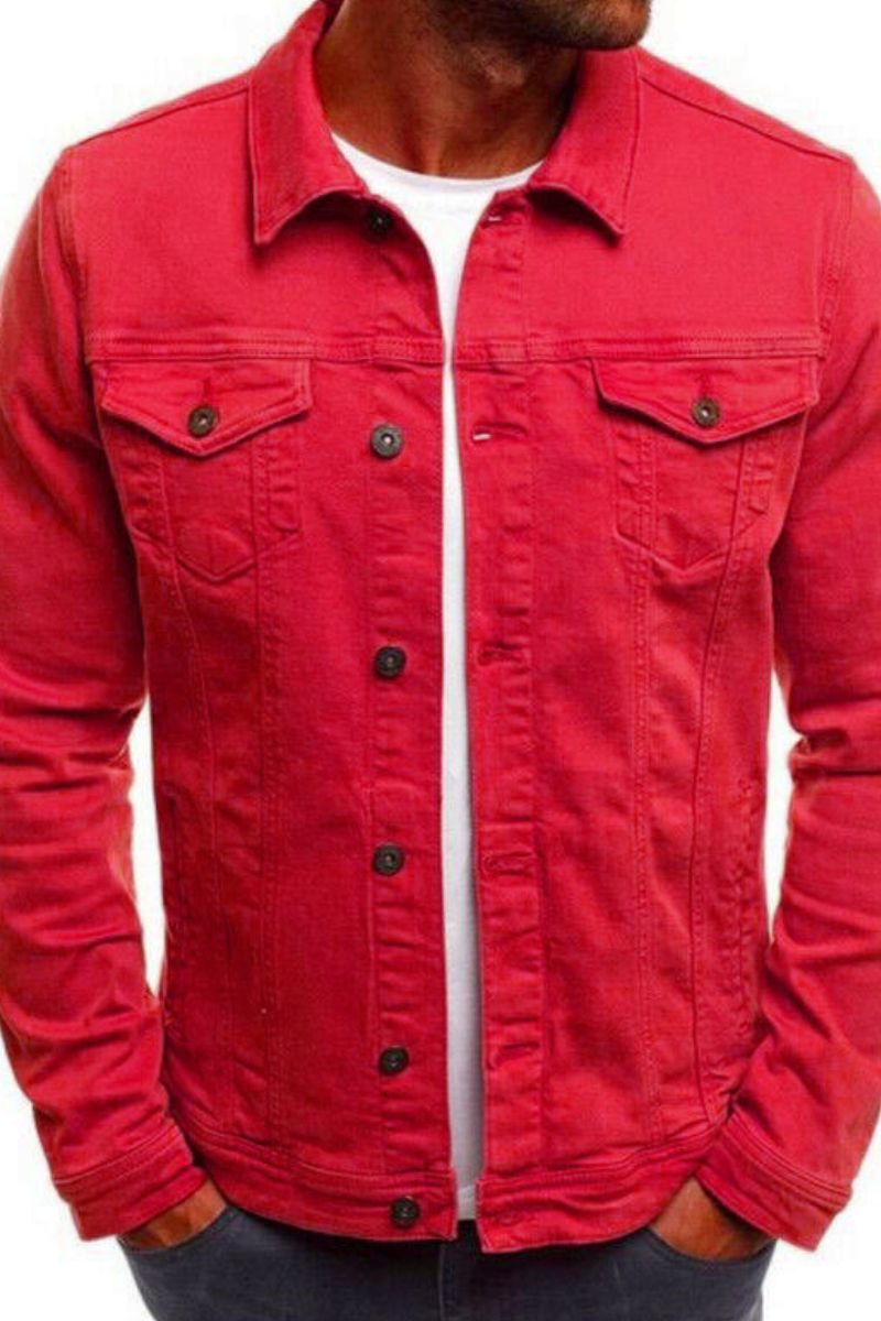 Casual Denim Workwear Jacket - Image 10