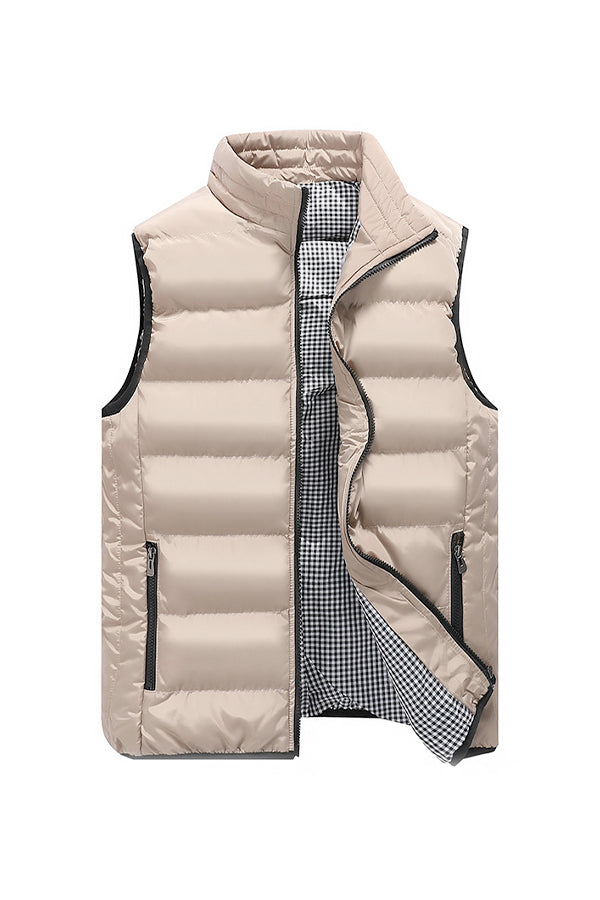 Casual Polyester Down Vest - Image 2