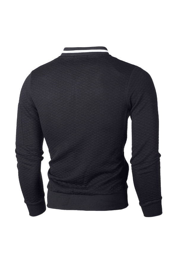 Casual Waffle Cardigan Jacket - Image 5