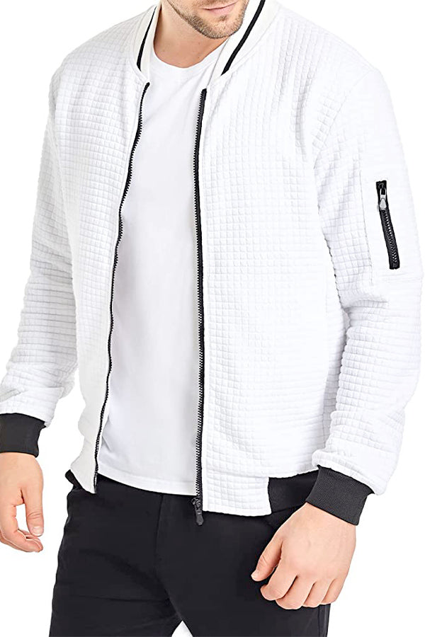 Casual Waffle Cardigan Jacket - Image 7