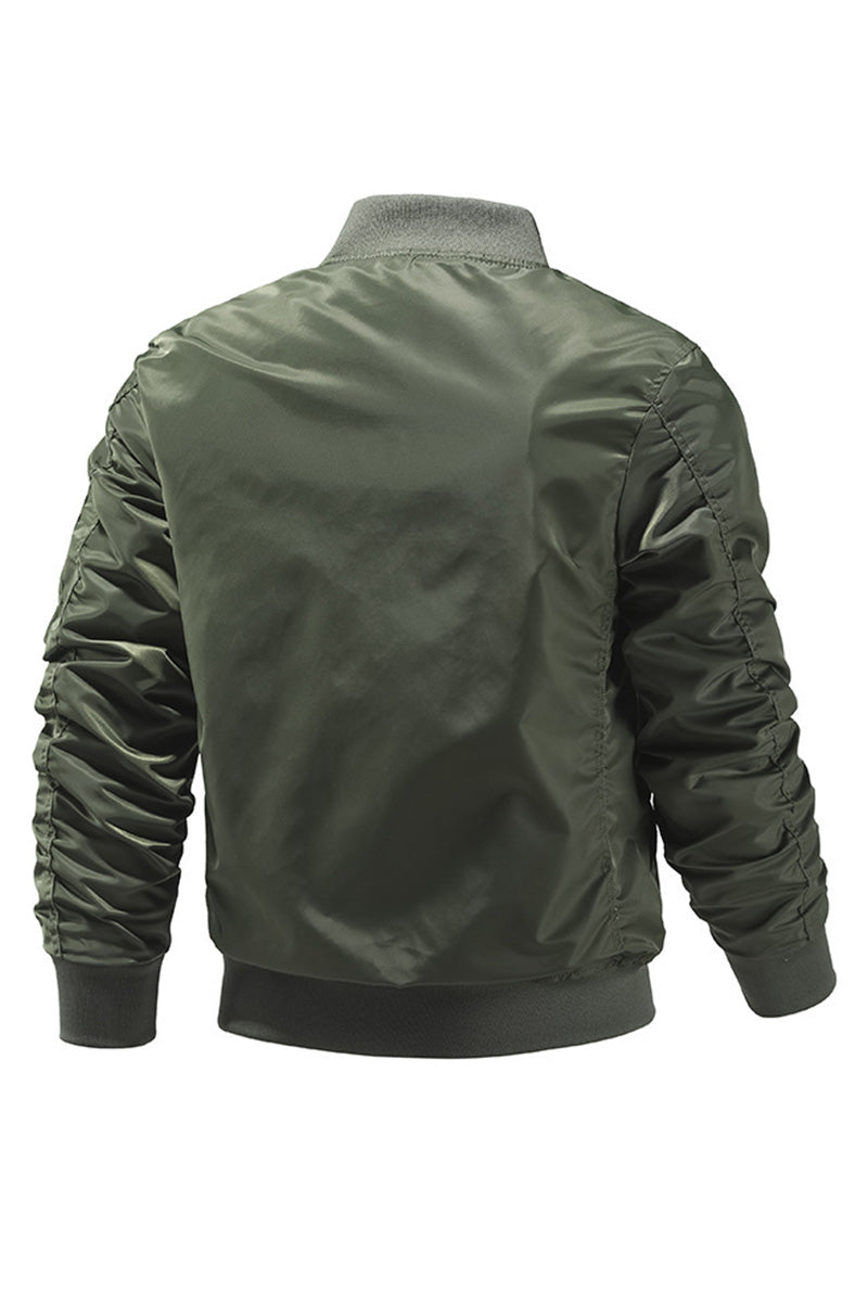 Men's Lightweight Bomber Jacket Windbreaker - Image 3