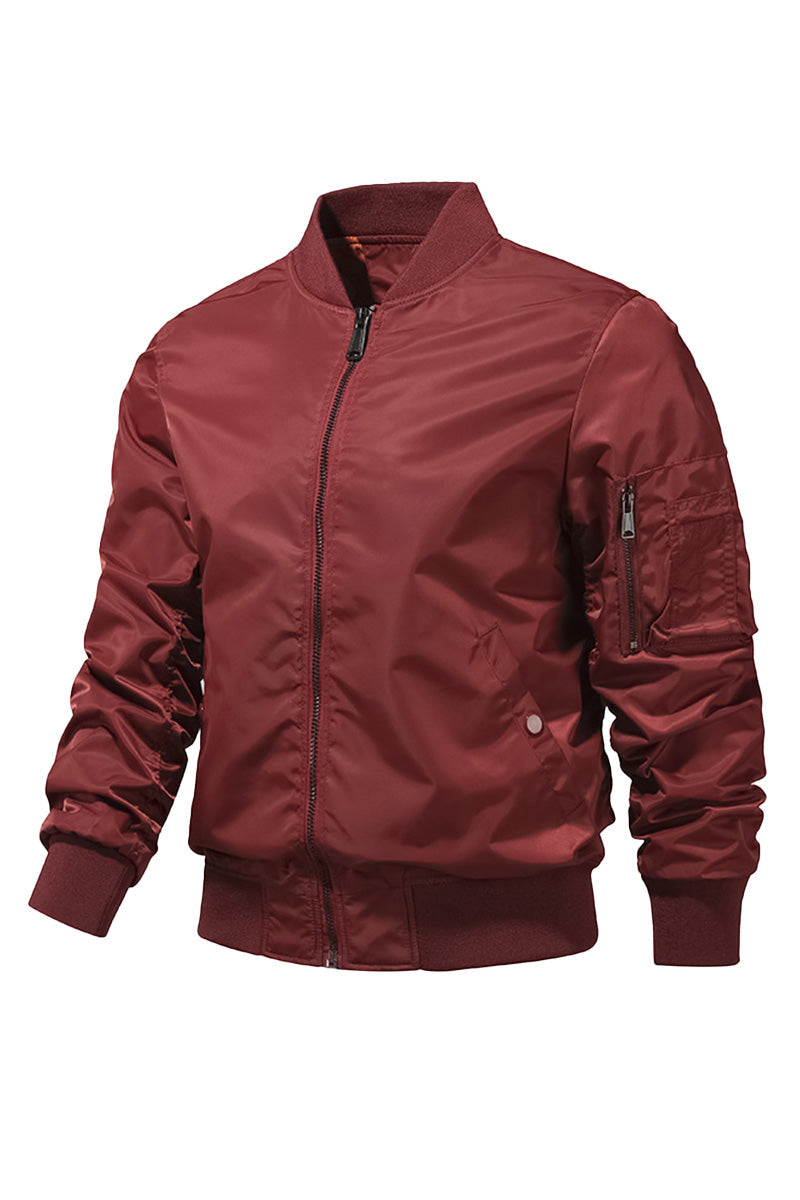 Men's Lightweight Bomber Jacket Windbreaker - Image 9