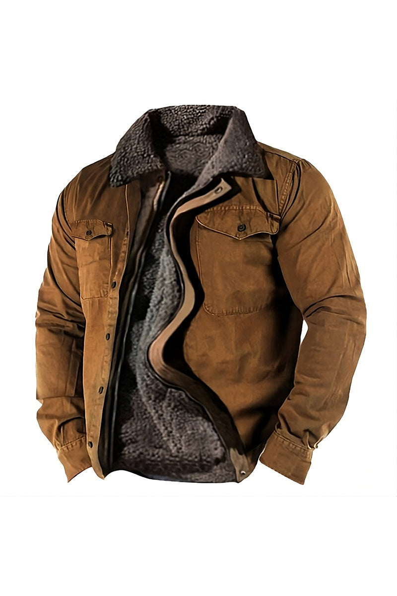 Heavyweight Sherpa Windproof Jacket With Pockets - Image 6