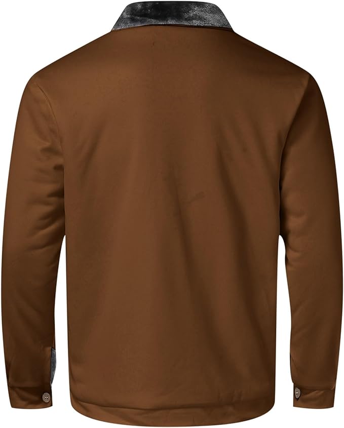 Heavyweight Sherpa Windproof Jacket With Pockets - Image 7