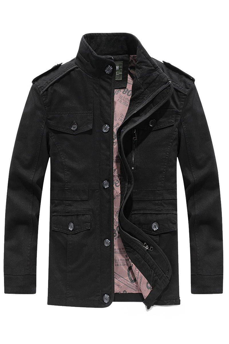 Vintage Military Jacket - Image 5