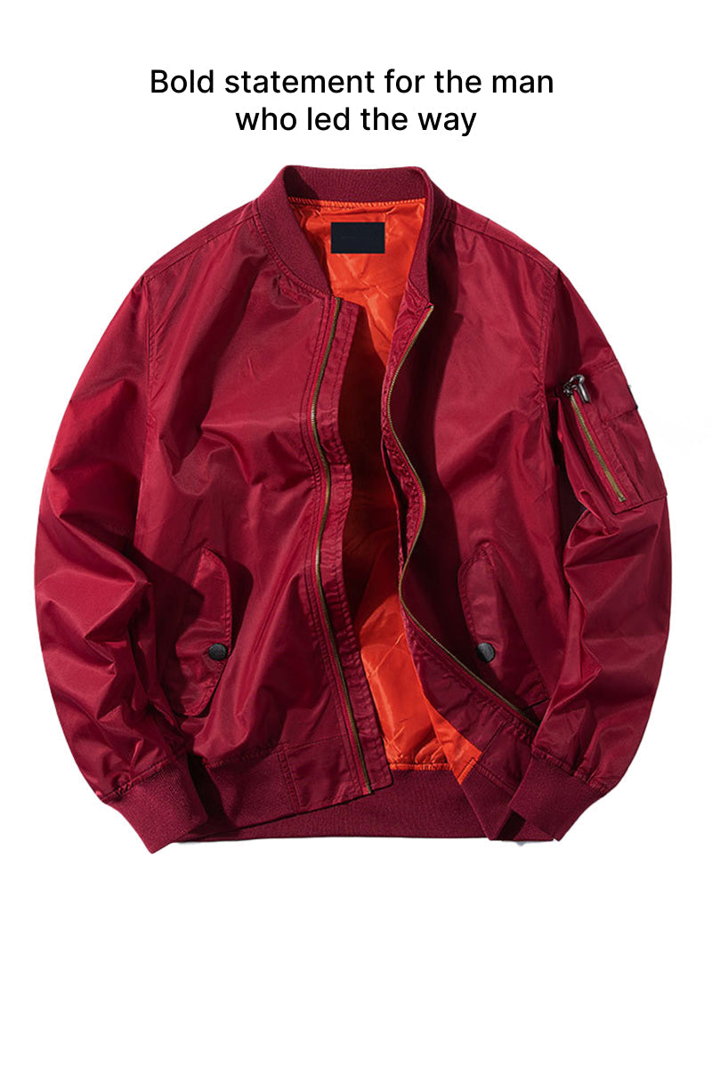 US Heritage MA-1 Pilot Bomber Jacket - Image 3