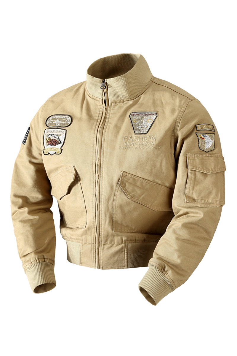 US Heritage Aviation-Inspired Bomber Jacket - Image 11