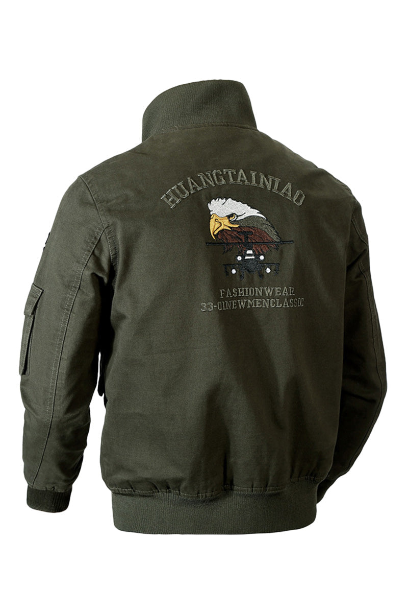US Heritage Aviation-Inspired Bomber Jacket - Image 5