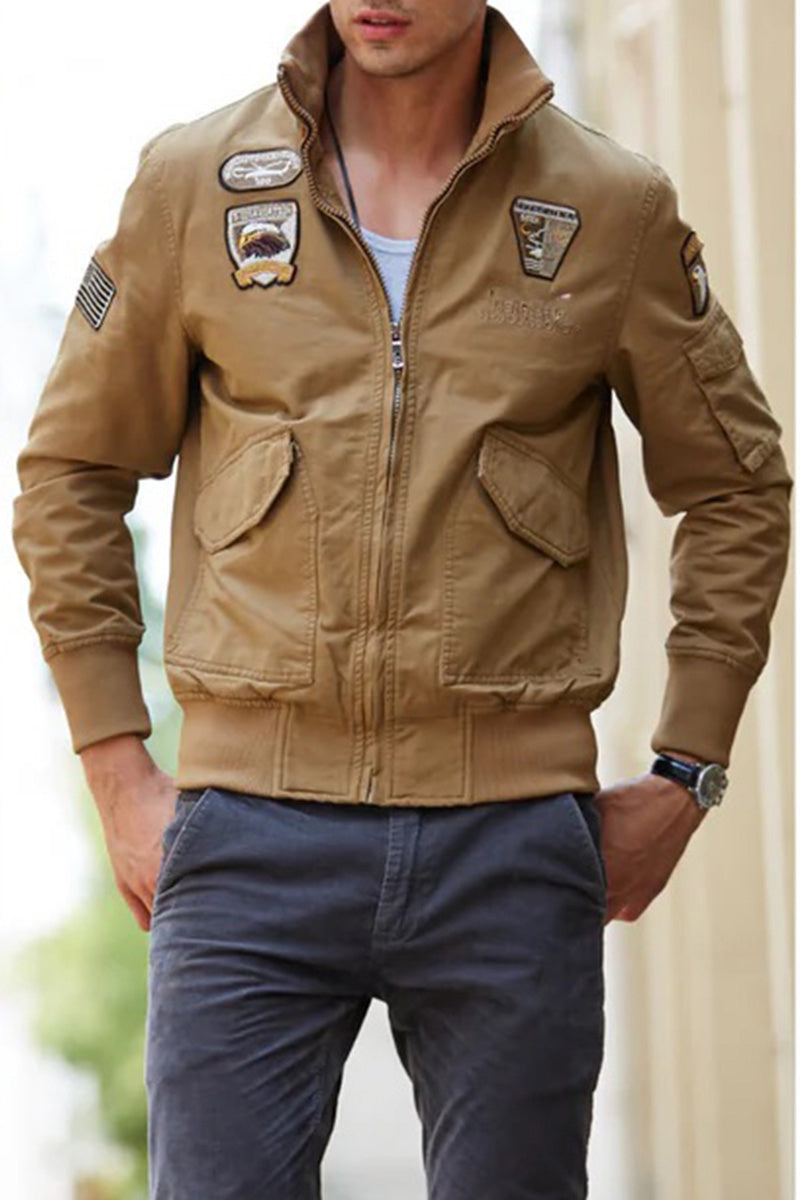 US Heritage Aviation-Inspired Bomber Jacket - Image 13