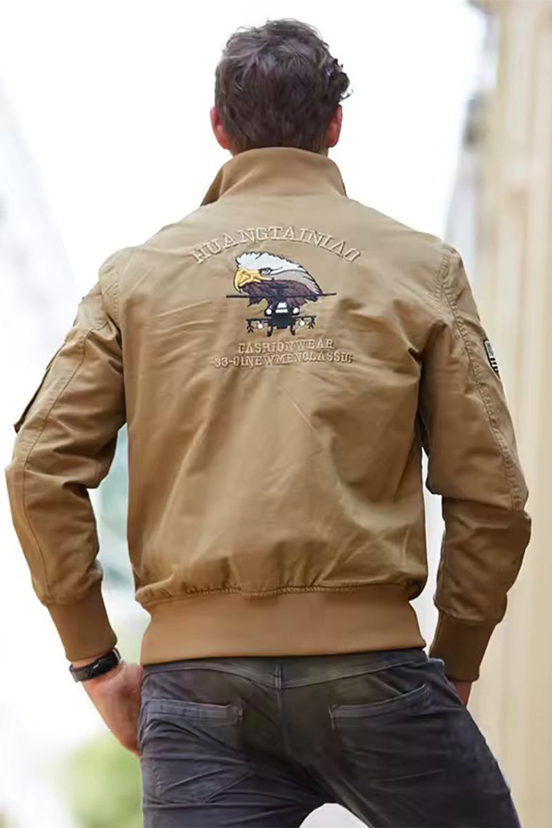 US Heritage Aviation-Inspired Bomber Jacket - Image 15