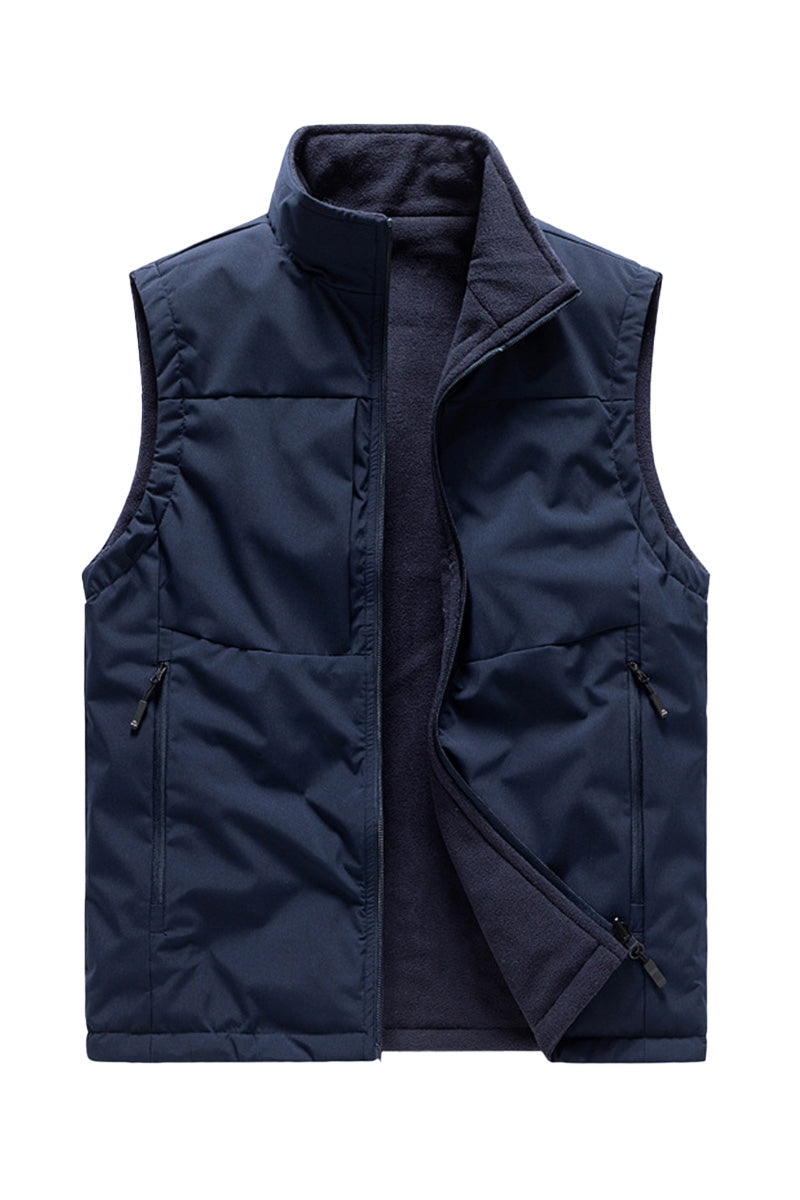 All-Season Reversible Fleece Vest - Image 14