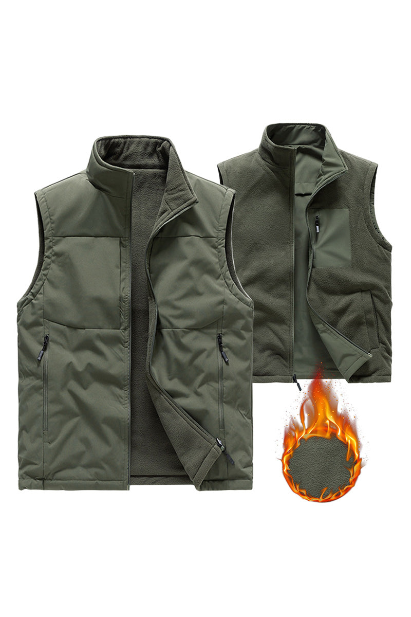 All-Season Reversible Fleece Vest - Image 4