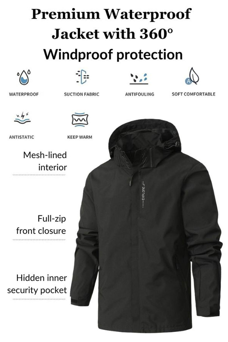 Premium Waterproof Jacket with 360?? Windproof Protection - Image 2