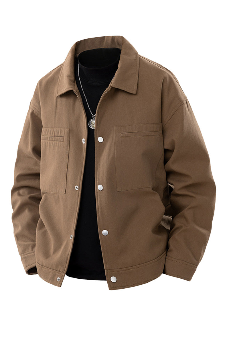 100% Cotton Heritage Lapel Everyday Jacket - Image 13