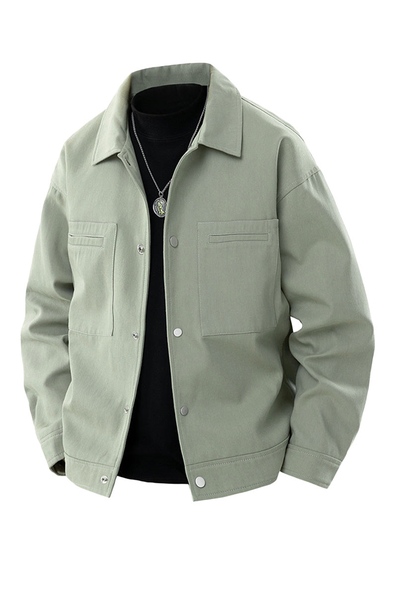 100% Cotton Heritage Lapel Everyday Jacket - Image 15