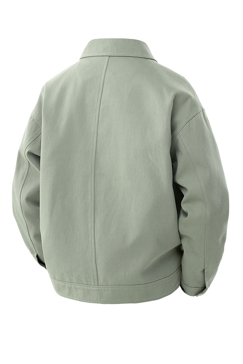 100% Cotton Heritage Lapel Everyday Jacket - Image 16