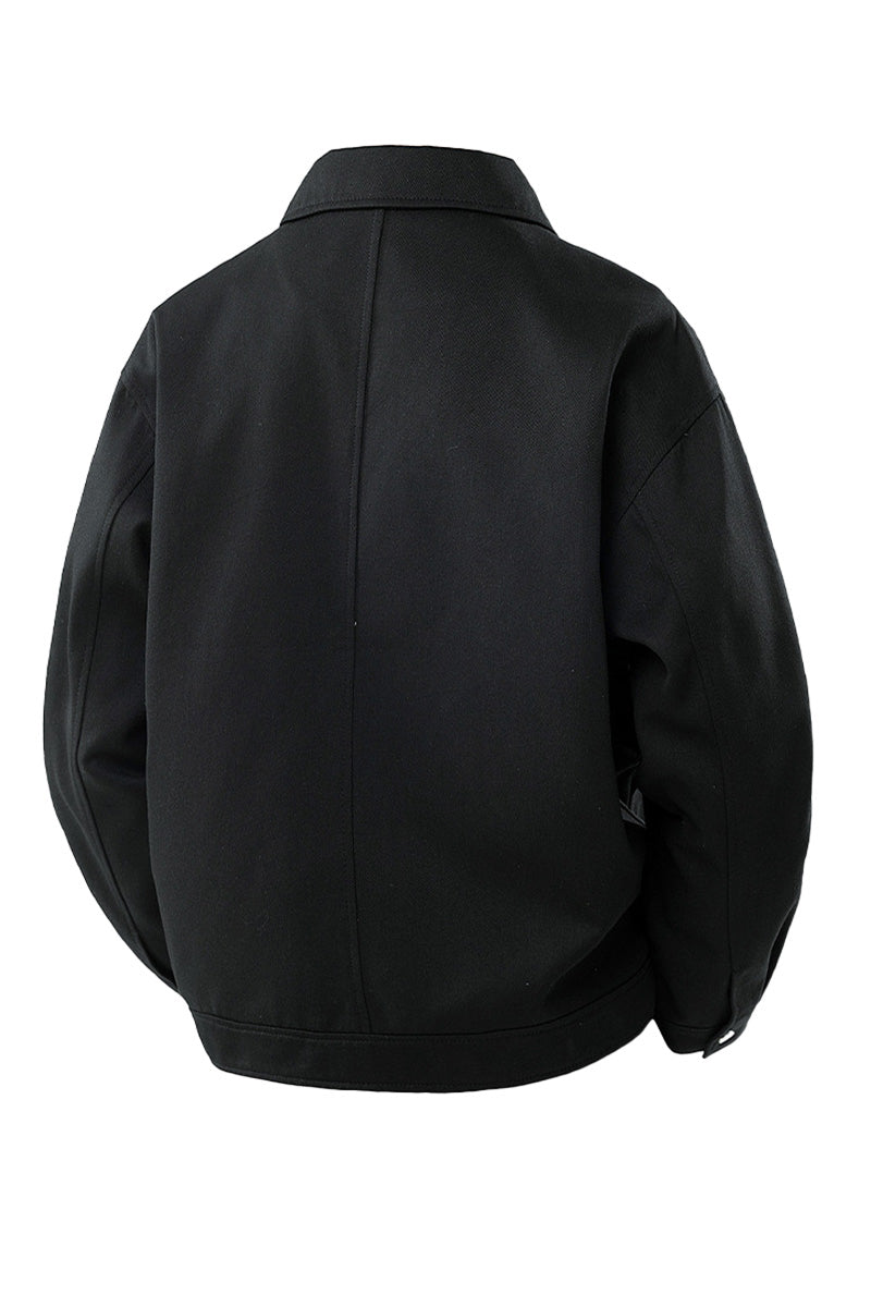 100% Cotton Heritage Lapel Everyday Jacket - Image 9