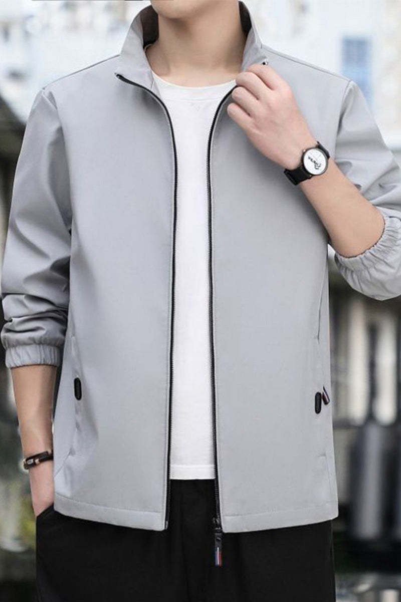 Lightweight Windproof Stand Collar Jacket - Image 13