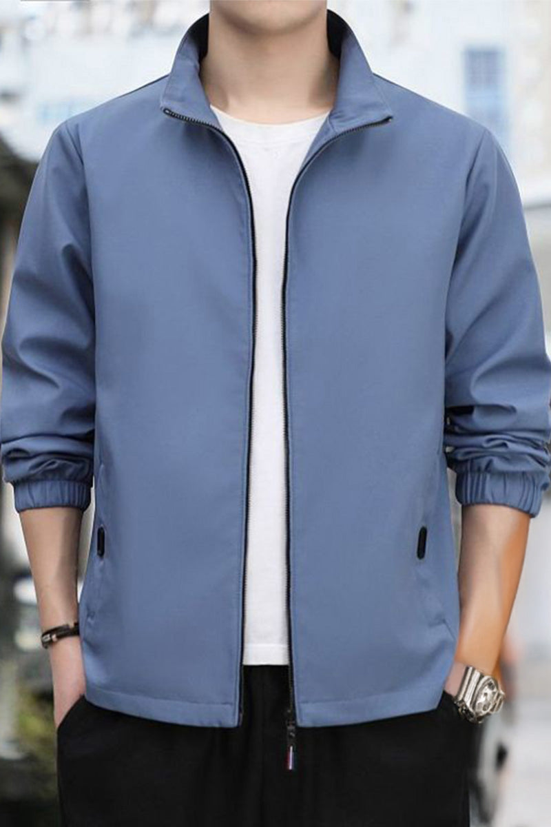 Lightweight Windproof Stand Collar Jacket - Image 10