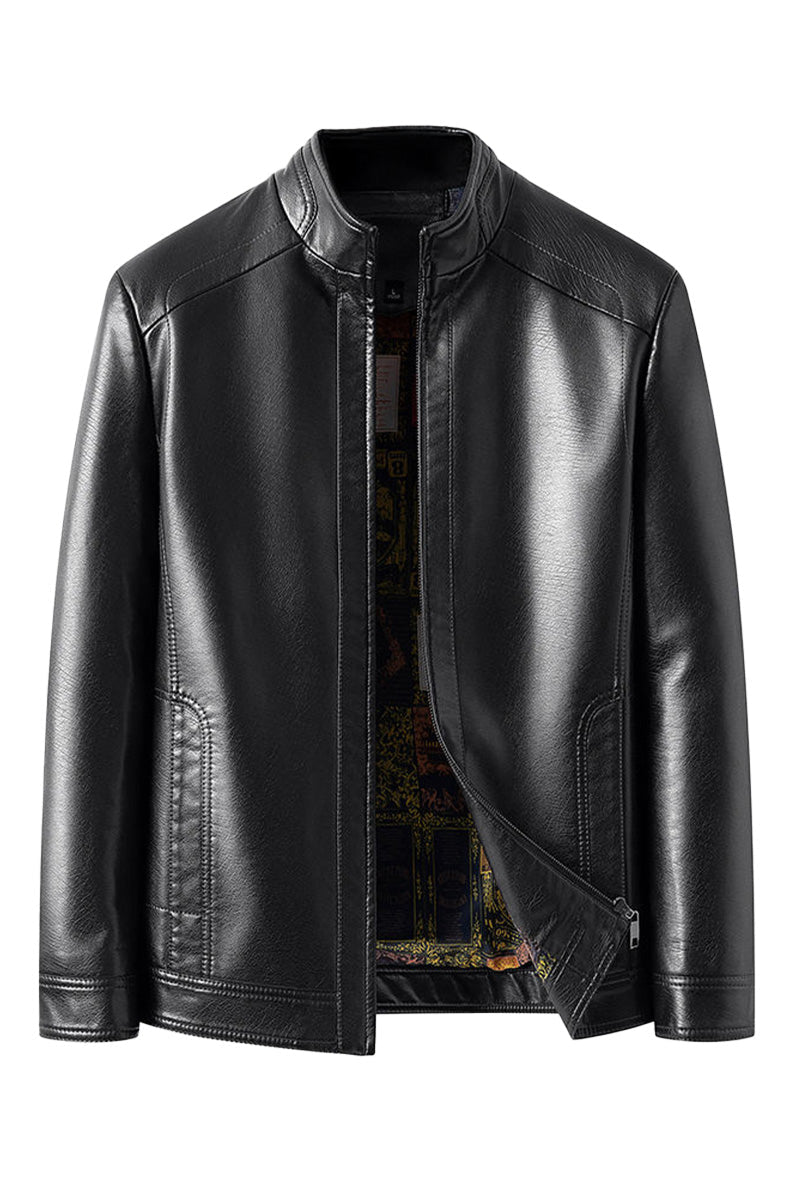 US Heritage Vintage Americana Leather Jacket - Image 5